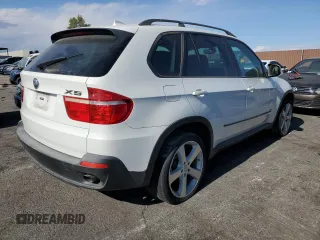 2007 BMW X5 3.0si with VIN 5UXFE43577L018075, listed as a Copart auction lot 81005304 with 128,100 mi miles and Salvage Title. Bid and sale history available at carsss.com. Image 3.