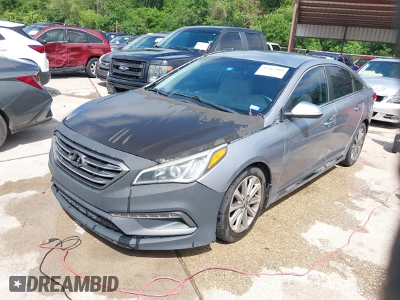 2016 Hyundai Sonata Sport with VIN 5NPE34AF9GH299993, listed as a IAAI auction lot 42212488 with 174,898 mi miles and . Bid and sale history available at carsss.com. Image 21.