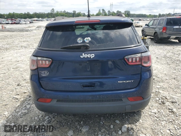 2018 Jeep Compass Sport с VIN 3C4NJCAB9JT233089, выставлен на аукционе Copart как лот 57080305 с пробегом 70 879 миль миль и Списание • Salvage title. История ставок и продаж доступна на DreamBid. Изображение 6.