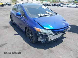 2012 Honda Civic Si with VIN 2HGFB6E54CH706479, listed as a IAAI auction lot 42554428 with Not provided miles and . Bid and sale history available at DreamBid. Image 1.