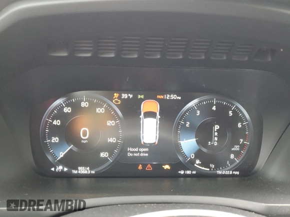2019 Volvo XC90 Momentum with VIN YV4A22PK5K1438458, listed as a Copart auction lot 46542685 with 95,514 mi miles and Clean Title. Bid and sale history available at carsss.com. Image 9.