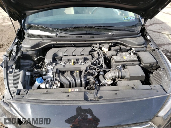 2022 Hyundai Accent SEL with VIN 3KPC24A64NE166750, listed as a Copart auction lot 39822123 with 10,520 mi miles. Bid and sale history available at carsss.com. Image 12.