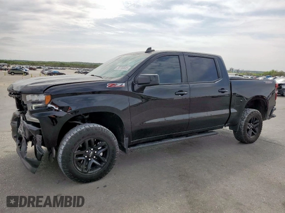 2021 Chevrolet Silverado 1500 LT Trail Boss with VIN 3GCPYFEDXMG373702, listed as a Copart auction lot 50700685 with 47,272 mi miles and Salvage Title. Bid and sale history available at DreamBid. Image 1.