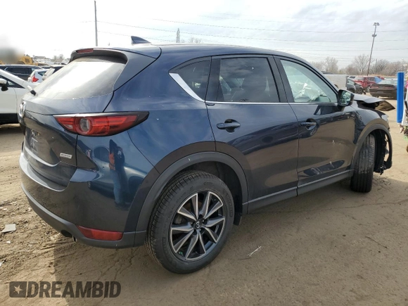2017 Mazda CX-5 Grand Touring with VIN JM3KFBDL8H0163179, listed as a Copart auction lot 49866865 with 53,066 mi miles and Salvage Title. Bid and sale history available at carsss.com. Image 3.