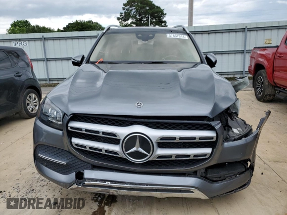 2020 Mercedes-Benz GLS 450 with VIN 4JGFF5KE7LA203783, listed as a Copart auction lot 57837014 with 76,026 mi miles and Salvage Title. Bid and sale history available at DreamBid. Image 5.