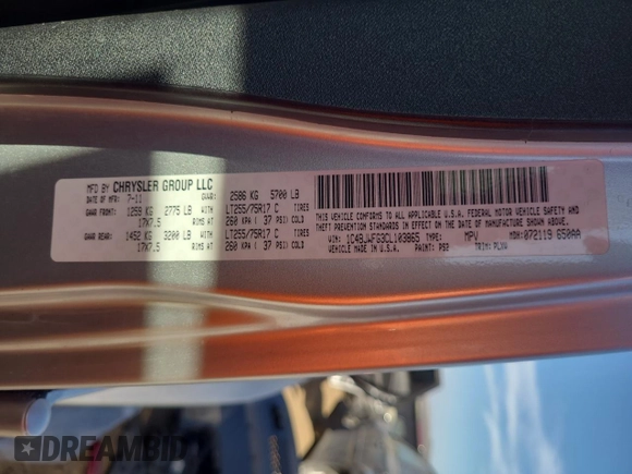 2012 Jeep Wrangler Unlimited Call of Duty MW3 с VIN 1C4BJWFG3CL103865, выставлен на аукционе Copart как лот 74237754 с пробегом 104 232 миль миль и Списание • Salvage title. История ставок и продаж доступна на DreamBid. Изображение 14.