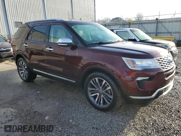 2019 Ford Explorer Platinum z VIN 1FM5K8HT2KGA21256, wystawiony jako Copart lot #45813805 z przebiegiem 84 165 mil mil oraz Nie do naprawy • Non repairable. Historia ofert i sprzedaży dostępna na DreamBid. Obrazek 4.