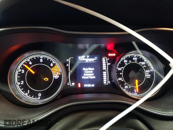 2020 Jeep Cherokee Latitude with VIN 1C4PJLCB9LD556587, listed as a Copart auction lot 45032955 with 79,150 mi miles and Salvage title. Bid and sale history available at DreamBid. Image 9.