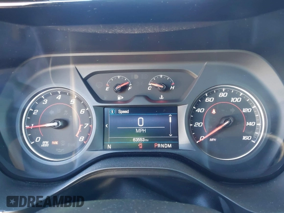 2019 Chevrolet Camaro 1LT with VIN 1G1FB3DS2K0104079, listed as a IAAI auction lot 41632830 with 63,553 mi miles. Bid and sale history available at carsss.com. Image 7.