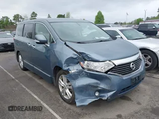 2012 Nissan Quest LE z VIN JN8AE2KP2C9037373, wystawiony jako IAAI lot #41951995 z przebiegiem 92 131 mil mil oraz . Historia ofert i sprzedaży dostępna na DreamBid. Obrazek 1.