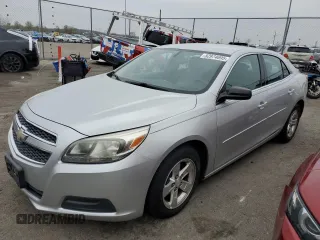 2013 Chevrolet Malibu LS with VIN 1G11B5SAXDF333416, listed as a Copart auction lot 52974695 with 128,328 mi miles and Salvage Title. Bid and sale history available at DreamBid. Image 1.