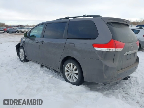 2011 Toyota Sienna XLE AAS with VIN 5TDYK3DC5BS138281, listed as a IAAI auction lot 41381494 with 194,635 mi miles and . Bid and sale history available at DreamBid. Image 3.