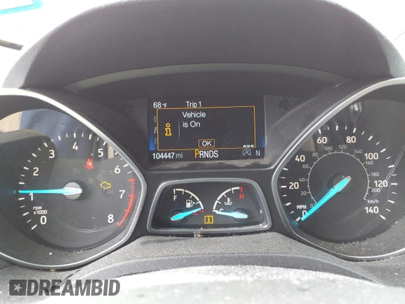 2018 Ford Escape SEL with VIN 1FMCU9HD6JUB24230, listed as a IAAI auction lot 42112408 with 104,447 mi miles. Bid and sale history available at carsss.com. Image 7.