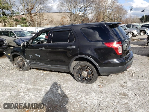 2015 Ford Utility Police Interceptor with VIN 1FM5K8AR2FGA70476, listed as a Copart auction lot 80536514 with 0 mi miles and Salvage Title. Bid and sale history available at carsss.com. Image 2.