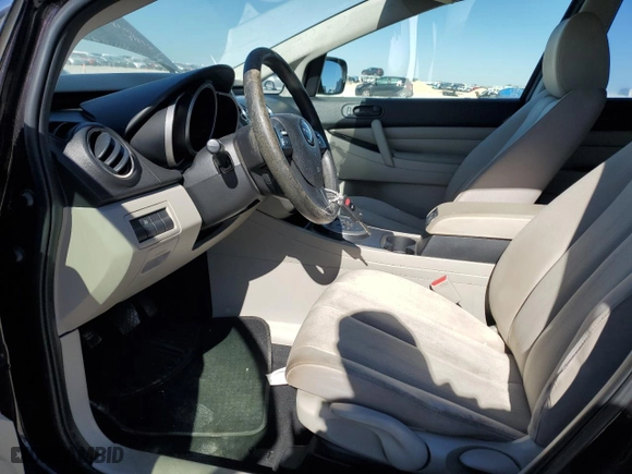 2012 Mazda CX-7 i SV with VIN JM3ER2A50C0420886, listed as a Copart auction lot 42616725 with 184,641 mi miles and Salvage Title. Bid and sale history available at carsss.com. Image 7.