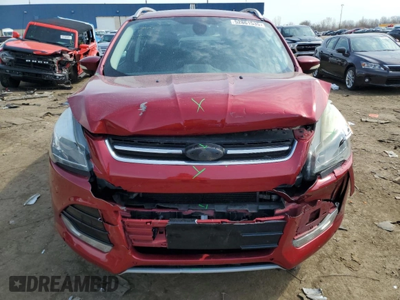2015 Ford Escape Titanium with VIN 1FMCU9J93FUC90332, listed as a Copart auction lot 52861535 with 129,894 mi miles and Clean Title. Bid and sale history available at DreamBid. Image 5.