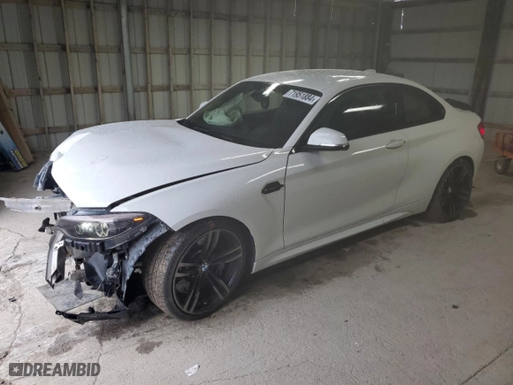 2018 BMW M2 with VIN WBS1J5C5XJVD37006, listed as a Copart auction lot 71951884 with NaN miles and Salvage Title. Bid and sale history available at carsss.com. Image 1.