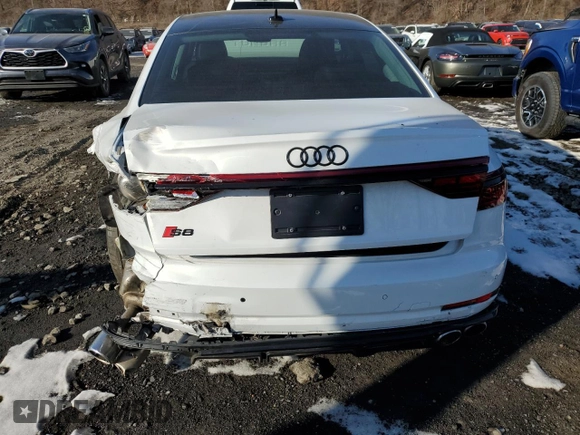 2023 Audi S8 z VIN WAULSAF85PN000614, wystawiony jako Copart lot #57060365 z przebiegiem 20 079 mil mil oraz Szkoda całkowita • Salvage title. Historia ofert i sprzedaży dostępna na DreamBid. Obrazek 6.