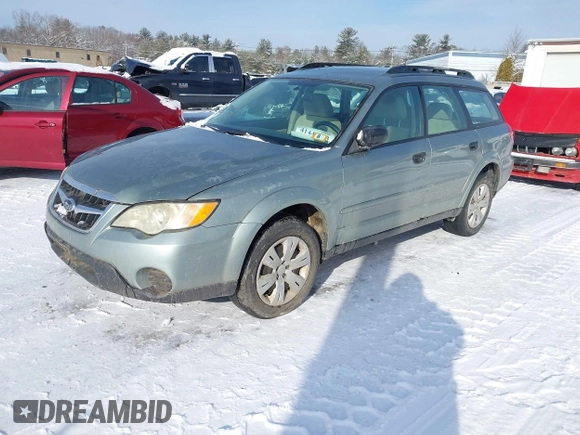 2009 Subaru Outback with VIN 4S4BP60C696342172, listed as a IAAI auction lot 41447113 with 172,784 mi miles. Bid and sale history available at carsss.com. Image 2.