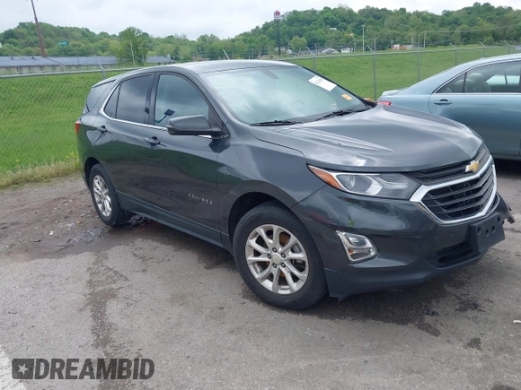 2019 Chevrolet Equinox LT z VIN 2GNAXKEV3K6125060, wystawiony jako IAAI lot #42162180 z przebiegiem 83 100 mil mil oraz . Historia ofert i sprzedaży dostępna na DreamBid. Obrazek 1.
