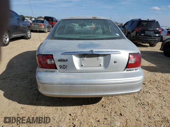 2002 Mercury Sable LS Premium with VIN 1MEFM55SX2A618363, listed as a Copart auction lot 84766174 with 179,585 mi miles and Salvage Title. Bid and sale history available at DreamBid. Image 6.