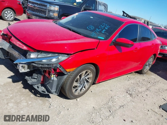 2018 Honda Civic EX with VIN 2HGFC2F78JH517515, listed as a IAAI auction lot 41716563 with 96,675 mi miles and . Bid and sale history available at DreamBid. Image 2.
