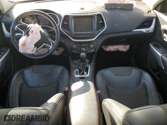 2018 Jeep Cherokee Trailhawk with VIN 1C4PJMBX2JD571903, listed as a Copart auction lot 88515745 with 79,598 mi miles and Salvage Title. Bid and sale history available at DreamBid. Image 8.