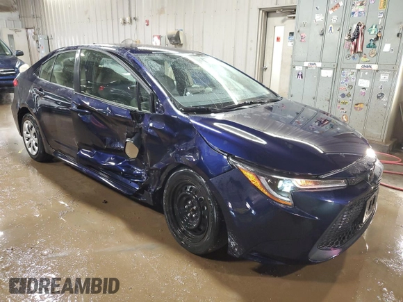 2020 Toyota Corolla LE with VIN JTDEPRAE6LJ065708, listed as a Copart auction lot 51184125 with 18,794 mi miles and Salvage Title. Bid and sale history available at carsss.com. Image 4.