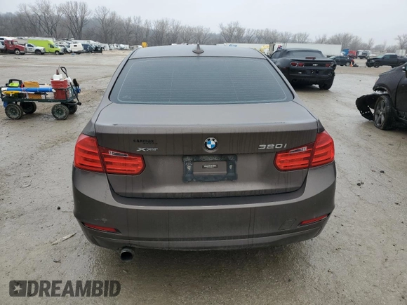 2015 BMW 3 Series 320i xDrive with VIN WBA3C3C57FK201191, listed as a Copart auction lot 43704805 with 153,315 mi miles and Salvage title. Bid and sale history available at DreamBid. Image 6.