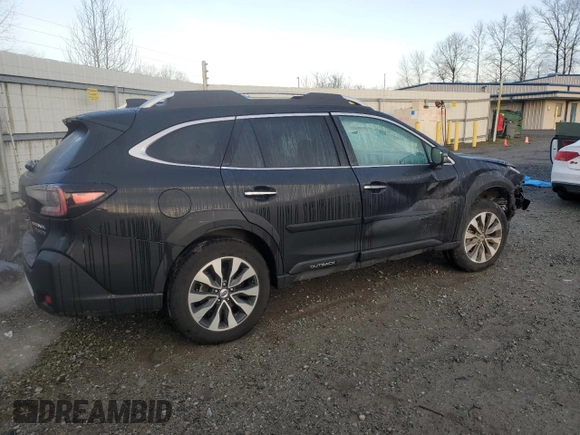 2025 Subaru Outback Touring XT with VIN 4S4BTGPD6S3104507, listed as a Copart auction lot 47039995 with 8,264 mi miles and Salvage Title. Bid and sale history available at carsss.com. Image 3.