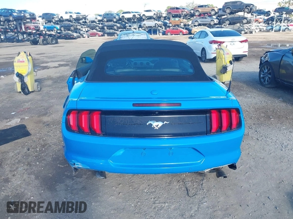 2022 Ford Mustang EcoBoost with VIN 1FATP8UH3N5115991, listed as a IAAI auction lot 41213475 with 64,399 mi miles. Bid and sale history available at carsss.com. Image 16.