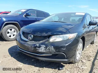 2015 Honda Civic Sedan LX with VIN 19XFB2F52FE004487, listed as a IAAI auction lot 41900671 with 125,497 mi miles. Bid and sale history available at carsss.com. Image 6.