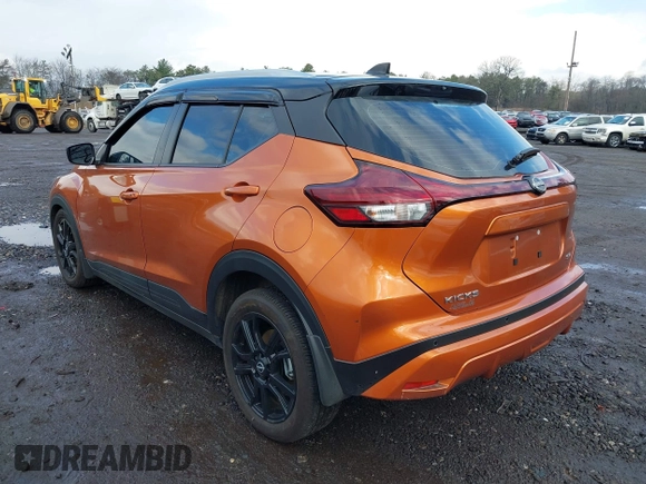 2024 Nissan Kicks SV with VIN 3N1CP5CV2RL547576, listed as a IAAI auction lot 41964669 with 3,567 mi miles. Bid and sale history available at carsss.com. Image 3.