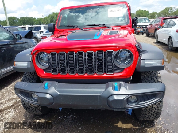 2024 Jeep Wrangler Rubicon with VIN 1C4RJXR60RW292120, listed as a IAAI auction lot 42613719 with 31,286 mi miles and . Bid and sale history available at DreamBid. Image 12.