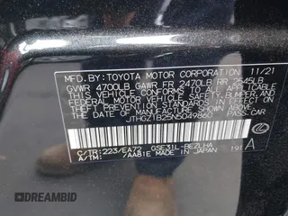 2022 Lexus IS 350 F Sport z VIN JTHGZ1B25N5049860, wystawiony jako IAAI lot #42174458 z przebiegiem 35 384 mil mil oraz . Historia ofert i sprzedaży dostępna na DreamBid. Obrazek 9.