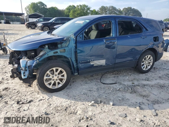 2021 Chevrolet Equinox LT with VIN 3GNAXKEV9ML386515, listed as a Copart auction lot 53564645 with 110,722 mi miles and Salvage title. Bid and sale history available at DreamBid. Image 1.