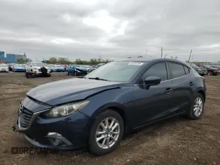2015 Mazda 3 i Touring with VIN JM1BM1L72F1249351, listed as a Copart auction lot 54535195 with 125,321 mi miles and Salvage title. Bid and sale history available at DreamBid. Image 1.