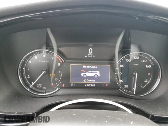 2022 Cadillac XT6 Premium Luxury with VIN 1GYKPCRS6NZ127584, listed as a Copart auction lot 48429085 with 24,994 mi miles and Salvage Title. Bid and sale history available at carsss.com. Image 9.