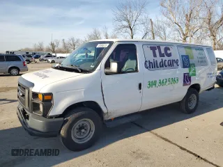 2012 Ford Econoline Passenger XL with VIN 1FBSS3BL1CDA11005, listed as a Copart auction lot 43590015 with 220,397 mi miles and Salvage Title. Bid and sale history available at DreamBid. Image 1.