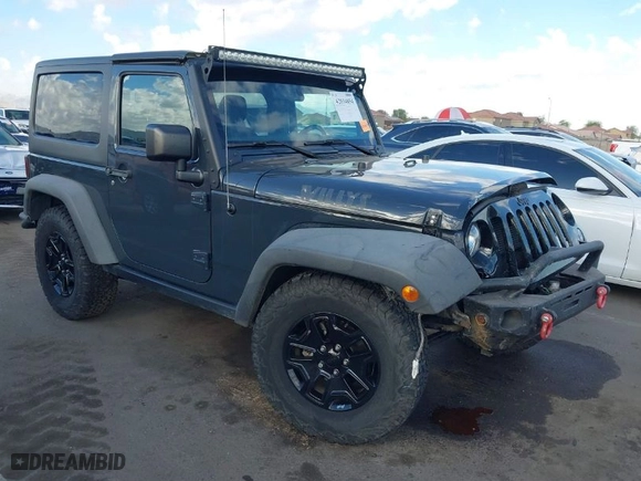 2018 Jeep Wrangler JK Sport with VIN 1C4AJWAG3JL889621, listed as a IAAI auction lot 42034854 with 61,505 mi miles. Bid and sale history available at carsss.com. Image 1.