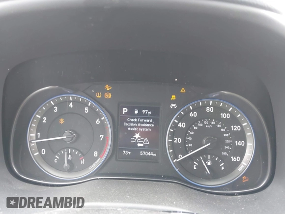 2019 Hyundai Kona SEL with VIN KM8K2CAA5KU352381, listed as a IAAI auction lot 41740117 with 57,044 mi miles and . Bid and sale history available at DreamBid. Image 7.