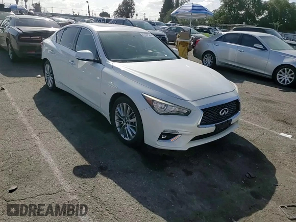 2018 Infiniti Q50 Luxe z VIN JN1EV7AP5JM352628, wystawiony jako Copart lot #51612595 z przebiegiem 93 801 mil mil oraz Szkoda całkowita • Salvage title. Historia ofert i sprzedaży dostępna na DreamBid. Obrazek 10.