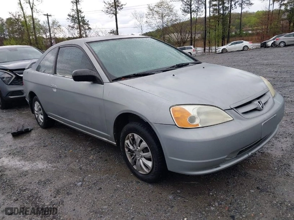 2002 Honda Civic LX with VIN 1HGEM21522L018194, listed as a IAAI auction lot 41923079 with 340,132 mi miles. Bid and sale history available at carsss.com. Image 1.