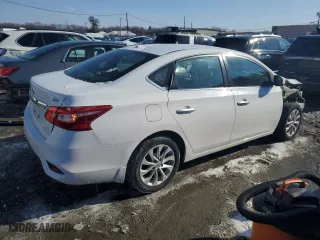2019 Nissan Sentra SV with VIN 3N1AB7AP1KL603079, listed as a Copart auction lot 42024865 with 89,614 mi miles and Salvage Title. Bid and sale history available at carsss.com. Image 3.