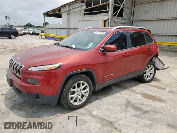 2016 Jeep Cherokee Latitude with VIN 1C4PJLCB8GW377953, listed as a Copart auction lot 57815025 with 143,848 mi miles and Salvage title. Bid and sale history available at DreamBid. Image 1.