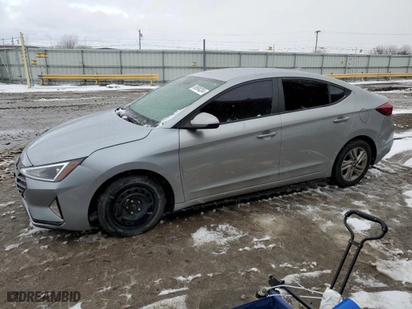 2020 Hyundai Elantra SEL with VIN 5NPD84LF8LH565797, listed as a Copart auction lot 85904204 with 0 mi miles and Clean Title. Bid and sale history available at carsss.com. Image 1.