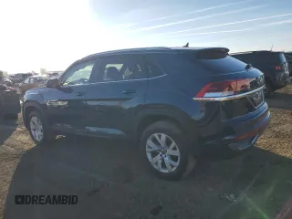 2021 Volkswagen Atlas S with VIN 1V2GC2CA7MC203640, listed as a Copart auction lot 43782745 with 61,806 mi miles and Salvage title. Bid and sale history available at DreamBid. Image 2.