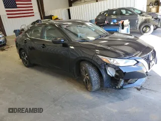 2022 Nissan Sentra SV with VIN 3N1AB8CV3NY206885, listed as a Copart auction lot 50695795 with 56,789 mi miles and Salvage Title. Bid and sale history available at DreamBid. Image 4.
