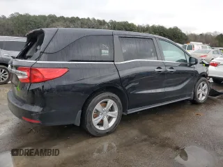 2020 Honda Odyssey EX with VIN 5FNRL6H53LB035641, listed as a Copart auction lot 41454235 with 123,281 mi miles and Salvage Title. Bid and sale history available at DreamBid. Image 3.
