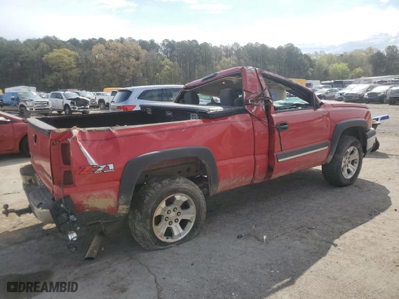 2004 Chevrolet Silverado 1500 Z71 with VIN 1GCEK14T34Z147408, listed as a Copart auction lot 50516975 with 214,351 mi miles and Salvage Title. Bid and sale history available at carsss.com. Image 3.